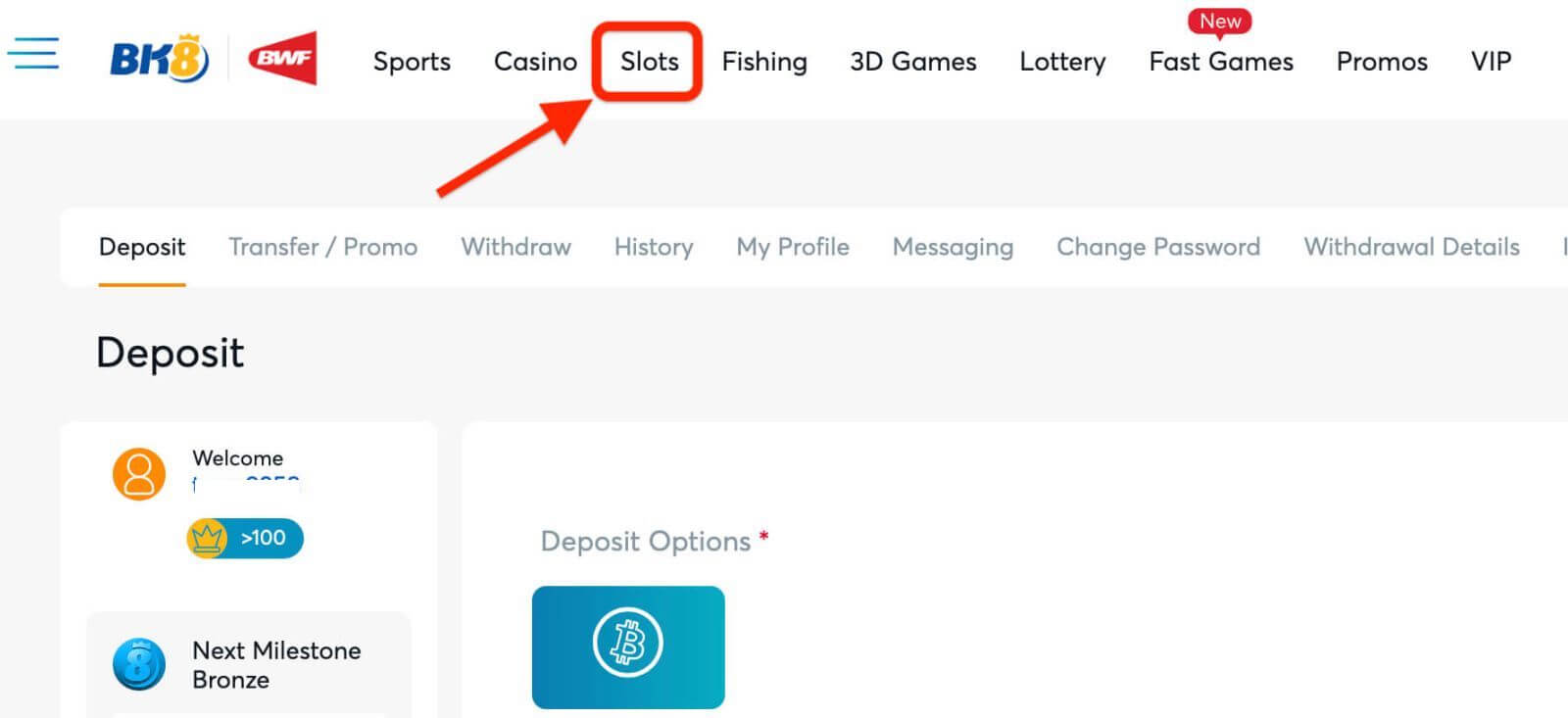 Kuidas avada demokontot BK8-s Kuidas avada demokontot BK8-s