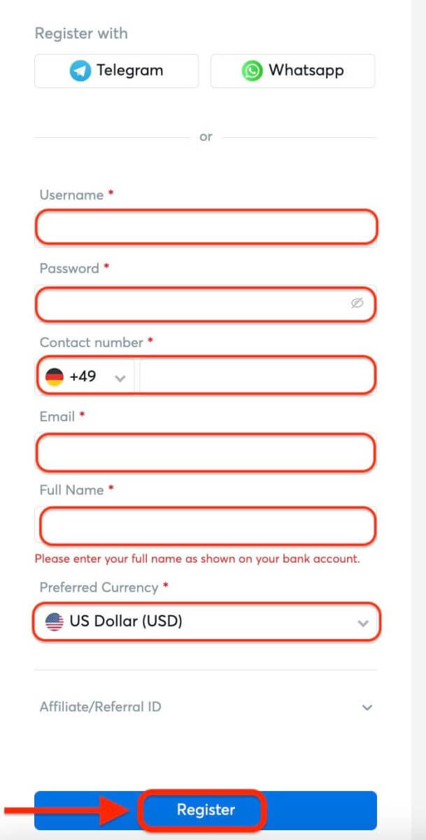 Come registrarsi e accedere a un account BK8 Come registrarsi e accedere a un account BK8